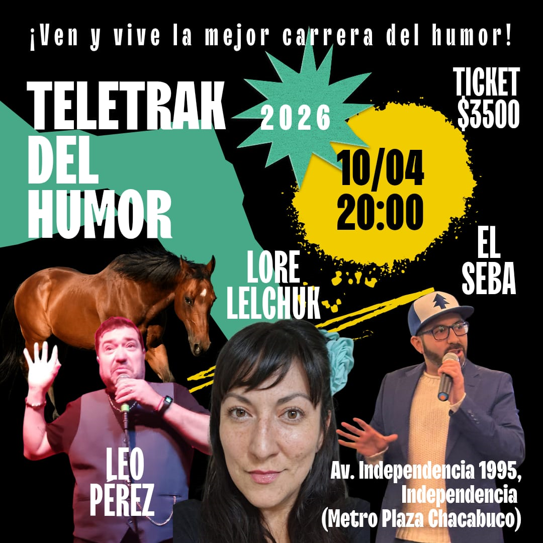 El Teletrack del Humor - Stand Up Comedy - 10 de Abril 20:00 hrs - Sala Rubedo Teatro